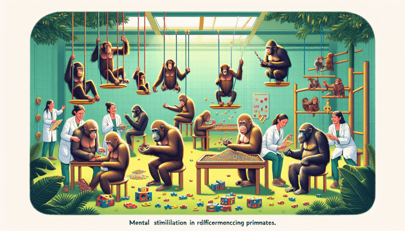 promoting mental stimulation to meet primate emotional needs 4